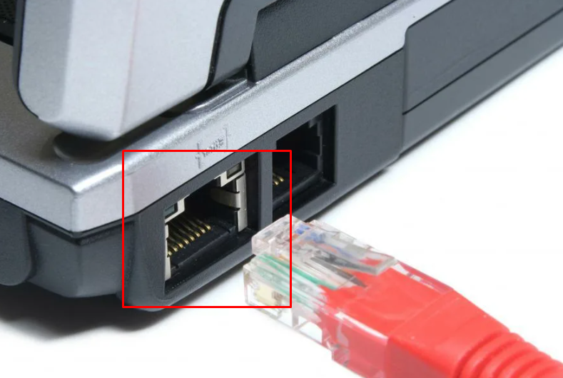 гнездо ethernet в ноутбуке